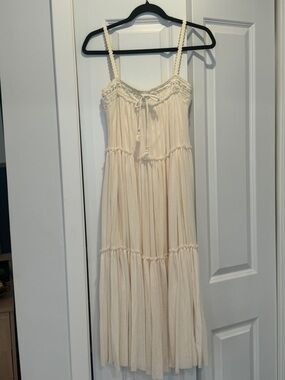 Stunning Robin Piccone White Maxi Dress Size S